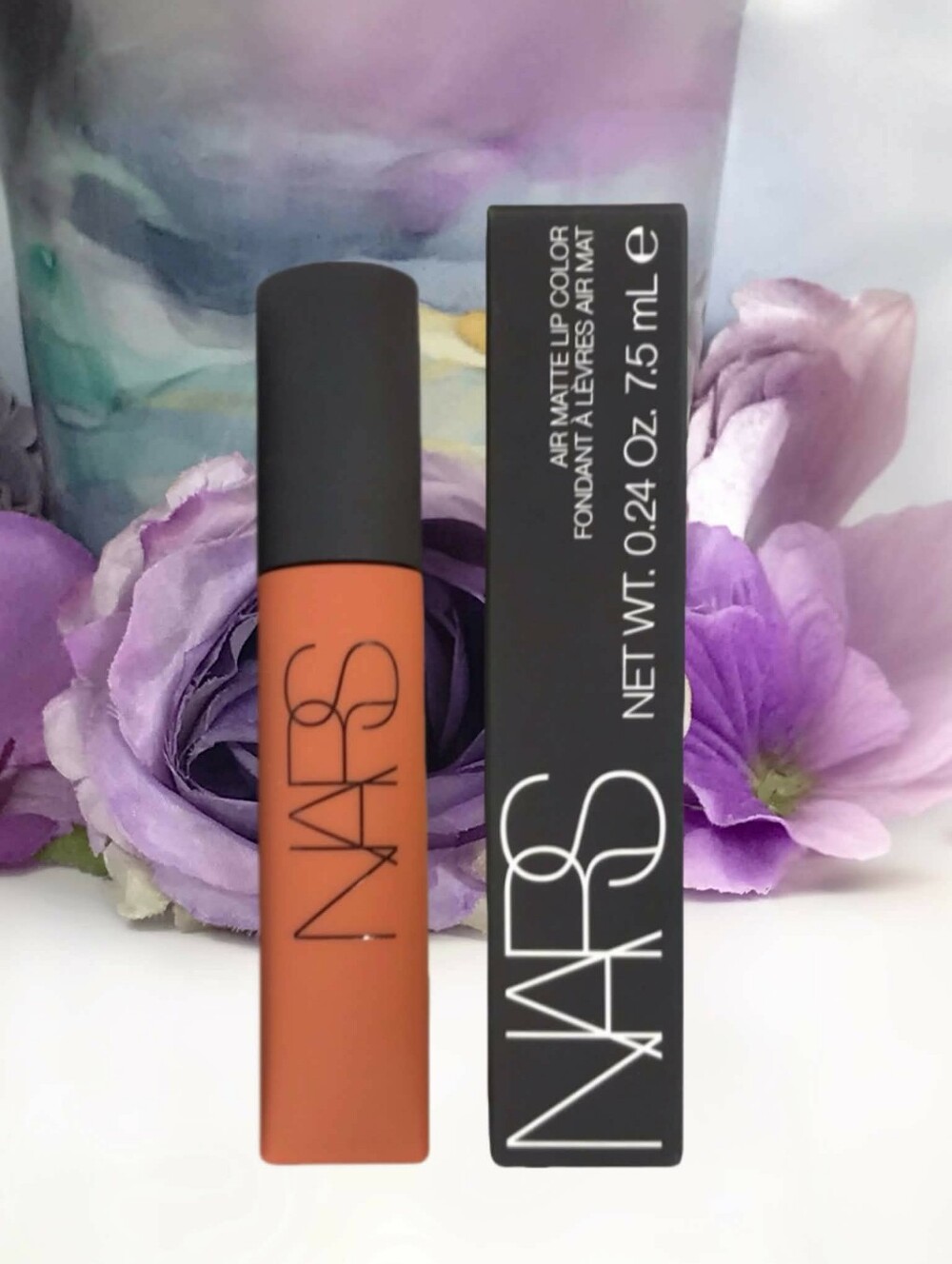 💜 2/$29! NARS Air Matte Lip Color Liquid Lipstick Lose Control Pink Brown BNIB
